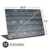 Chipped Blue Wood Universal Laptop 13in (10.6 x 7.6in) Skin
